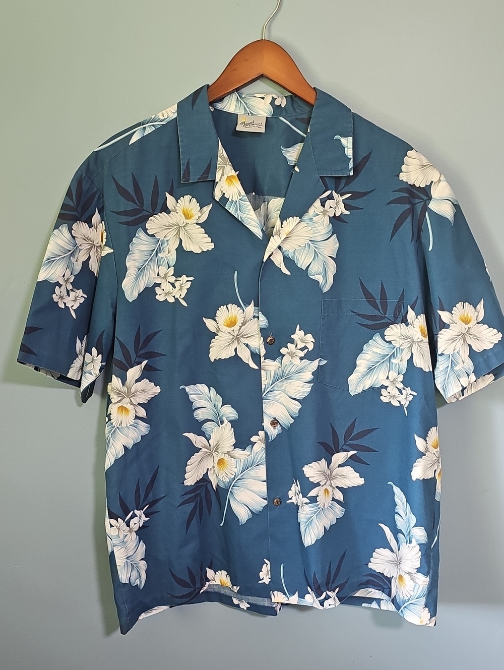 ROYAL CREATIONS Made In HAWAII Tropical Hawaiian Shirt Men’s Size XL